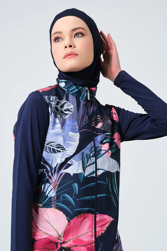 Navy Blue Waterproof Burkini